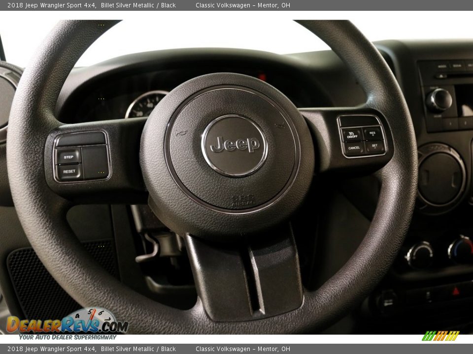 2018 Jeep Wrangler Sport 4x4 Billet Silver Metallic / Black Photo #6