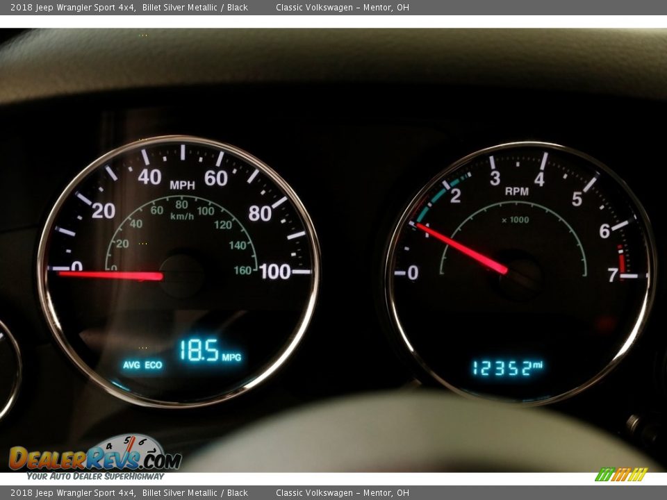 2018 Jeep Wrangler Sport 4x4 Billet Silver Metallic / Black Photo #7