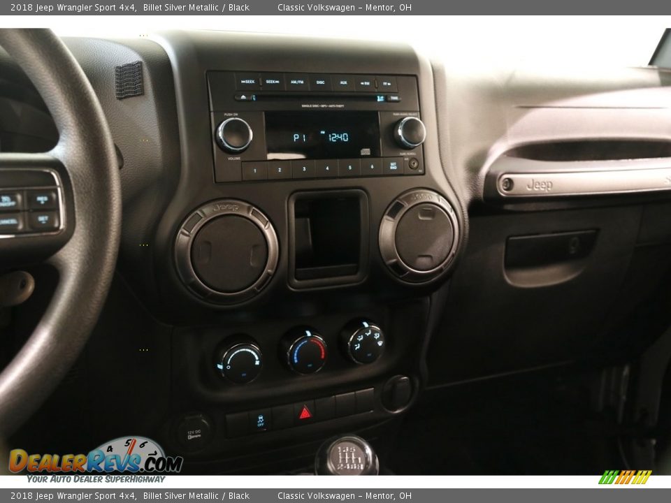 2018 Jeep Wrangler Sport 4x4 Billet Silver Metallic / Black Photo #8