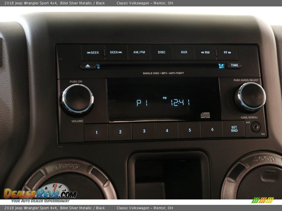 2018 Jeep Wrangler Sport 4x4 Billet Silver Metallic / Black Photo #9