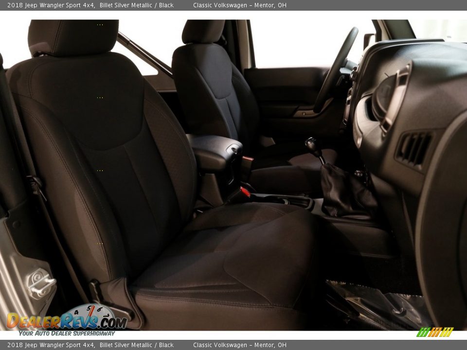 2018 Jeep Wrangler Sport 4x4 Billet Silver Metallic / Black Photo #11