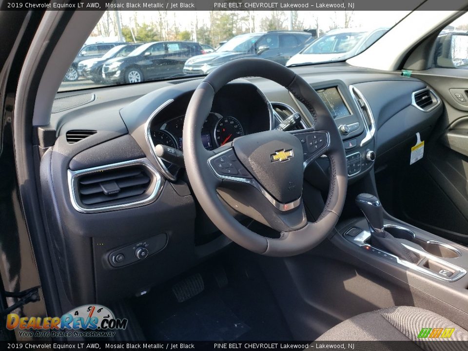 2019 Chevrolet Equinox LT AWD Mosaic Black Metallic / Jet Black Photo #7