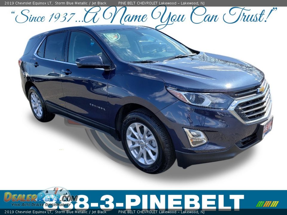 2019 Chevrolet Equinox LT Storm Blue Metallic / Jet Black Photo #1