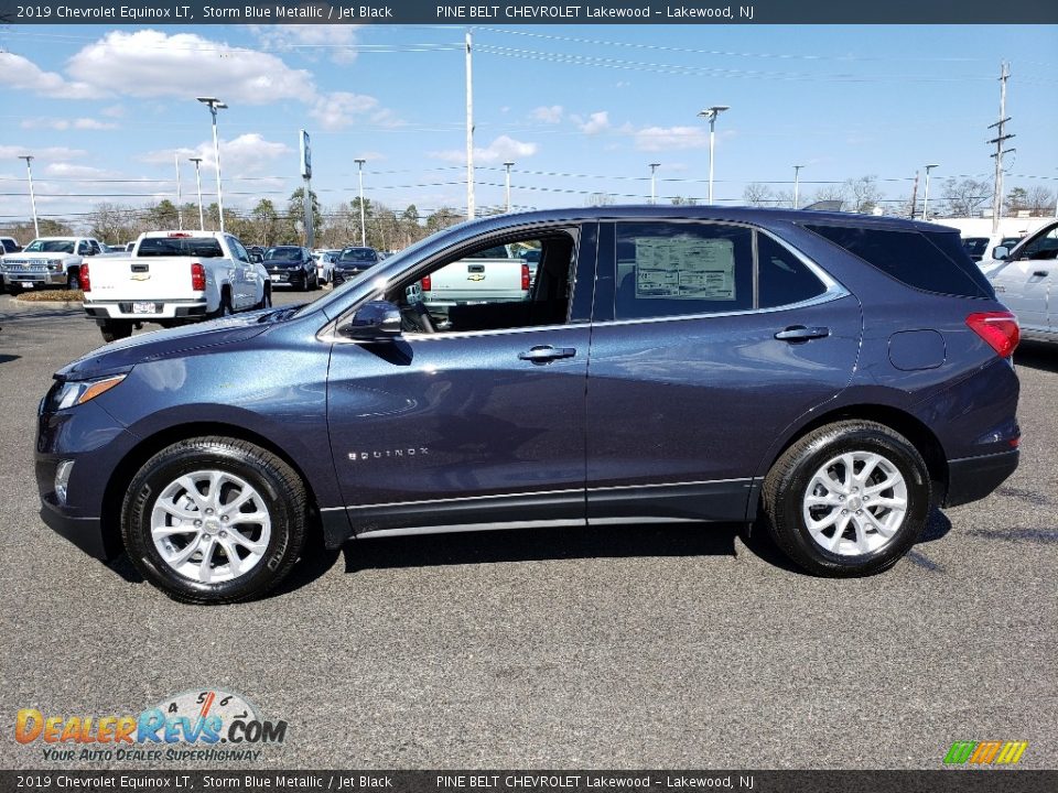 2019 Chevrolet Equinox LT Storm Blue Metallic / Jet Black Photo #3