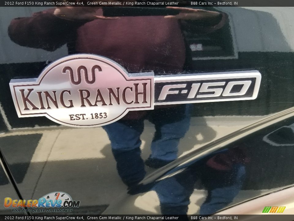 2012 Ford F150 King Ranch SuperCrew 4x4 Green Gem Metallic / King Ranch Chaparral Leather Photo #23