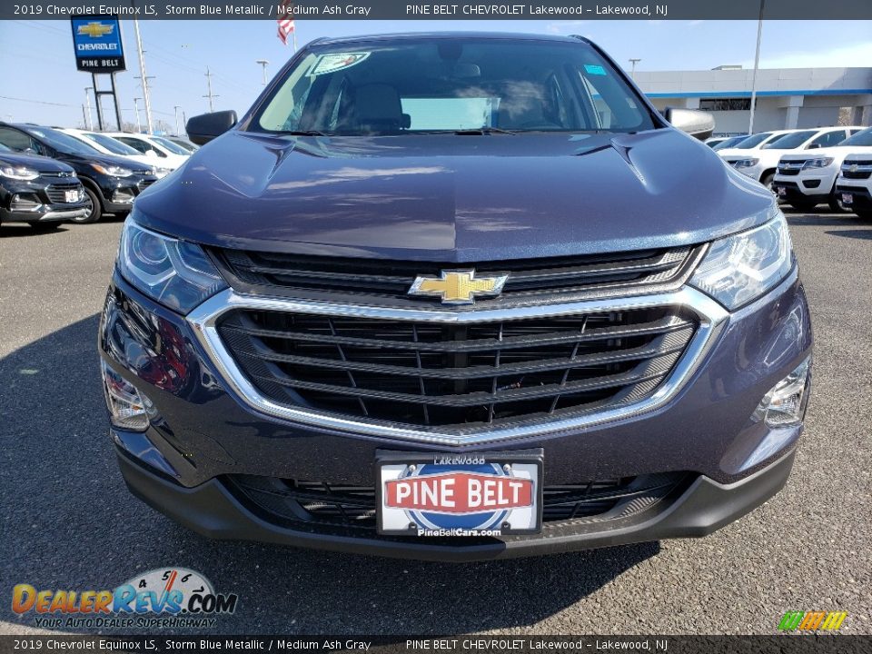 2019 Chevrolet Equinox LS Storm Blue Metallic / Medium Ash Gray Photo #2