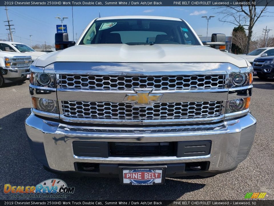 2019 Chevrolet Silverado 2500HD Work Truck Double Cab Summit White / Dark Ash/Jet Black Photo #2