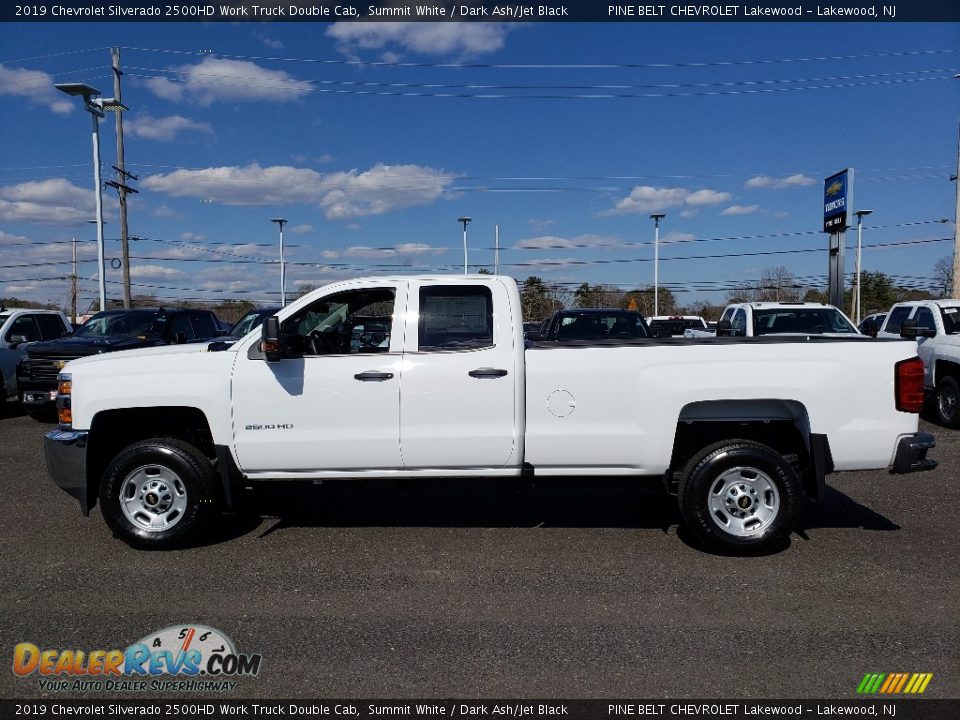 2019 Chevrolet Silverado 2500HD Work Truck Double Cab Summit White / Dark Ash/Jet Black Photo #3