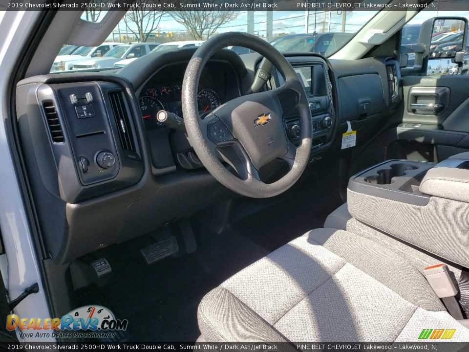 2019 Chevrolet Silverado 2500HD Work Truck Double Cab Summit White / Dark Ash/Jet Black Photo #7