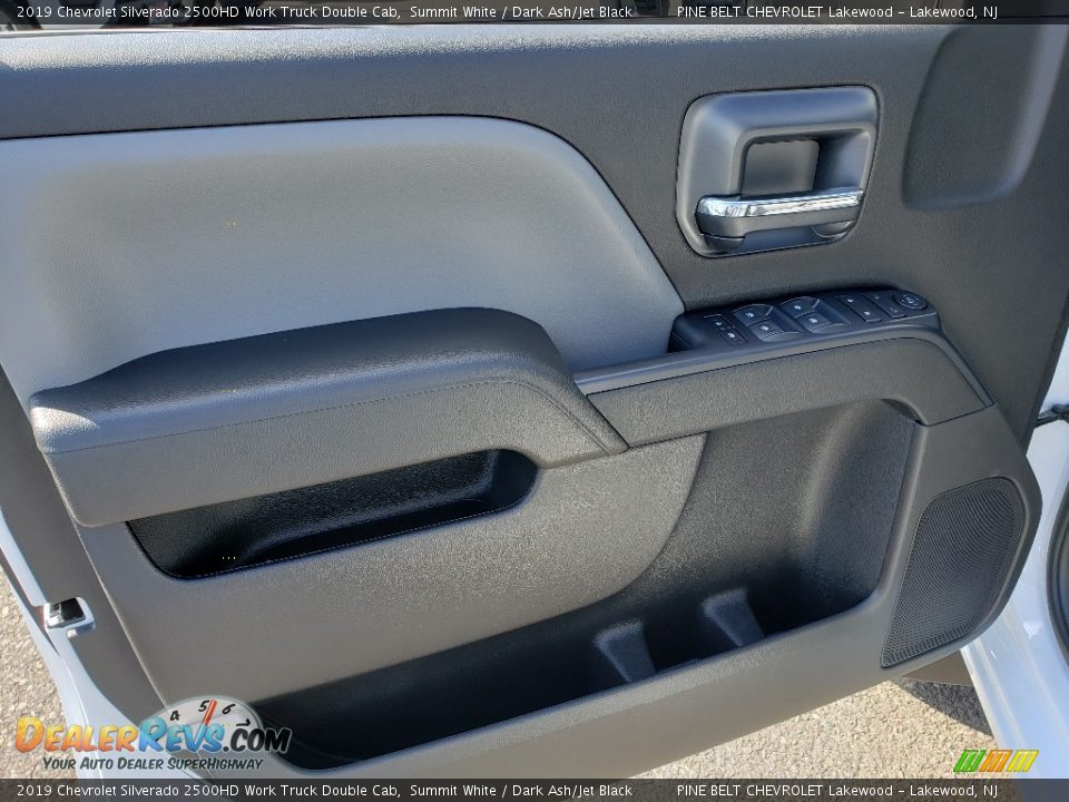 2019 Chevrolet Silverado 2500HD Work Truck Double Cab Summit White / Dark Ash/Jet Black Photo #8