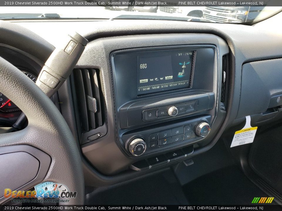 2019 Chevrolet Silverado 2500HD Work Truck Double Cab Summit White / Dark Ash/Jet Black Photo #10