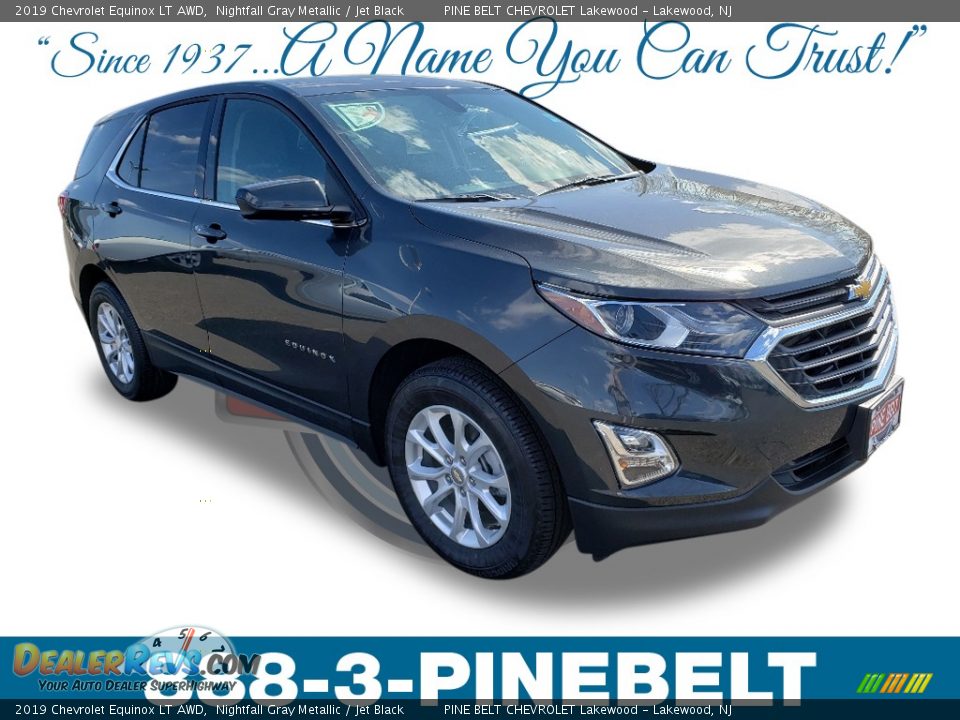 2019 Chevrolet Equinox LT AWD Nightfall Gray Metallic / Jet Black Photo #1