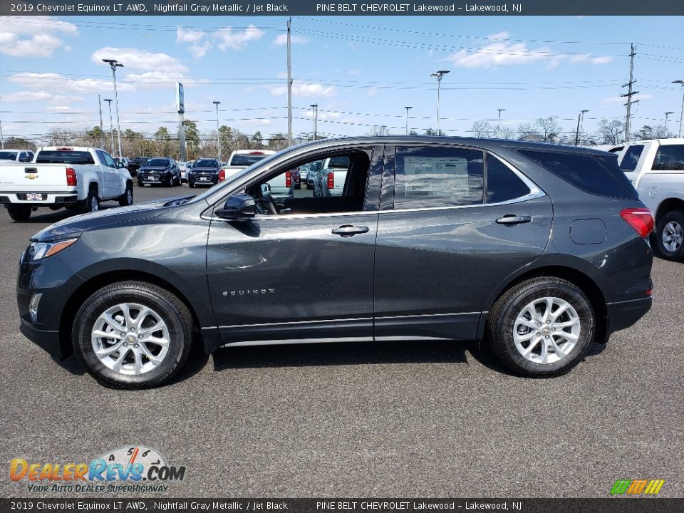 2019 Chevrolet Equinox LT AWD Nightfall Gray Metallic / Jet Black Photo #3