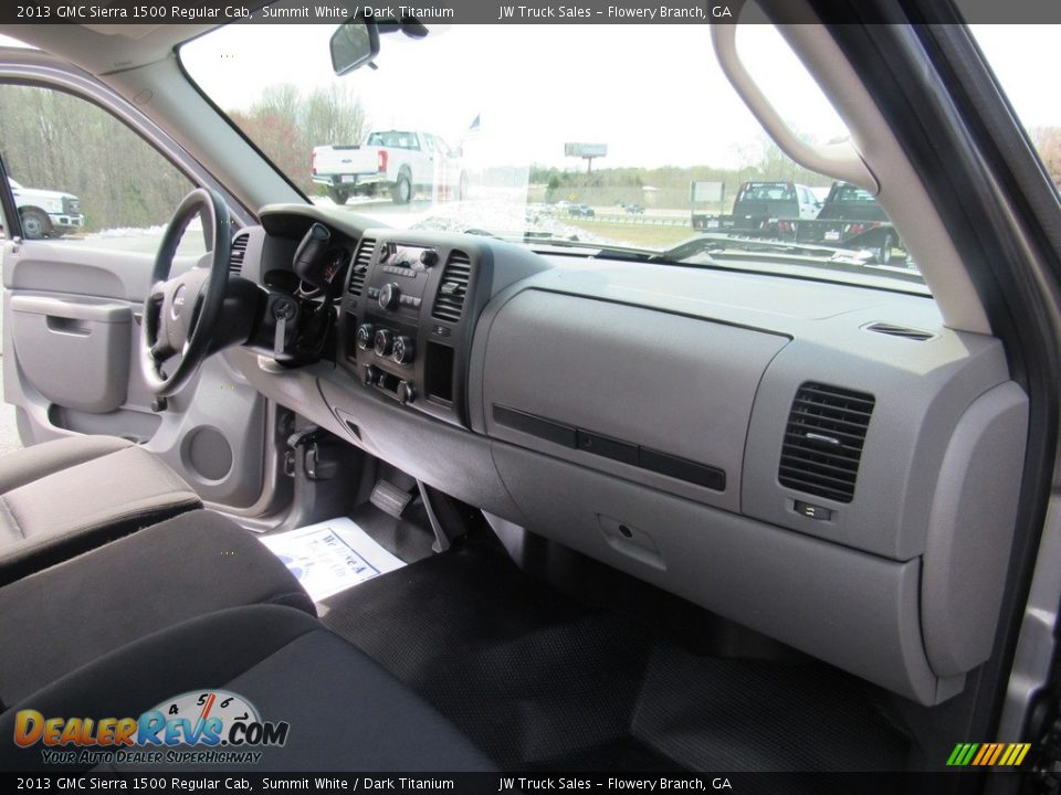 2013 GMC Sierra 1500 Regular Cab Summit White / Dark Titanium Photo #19