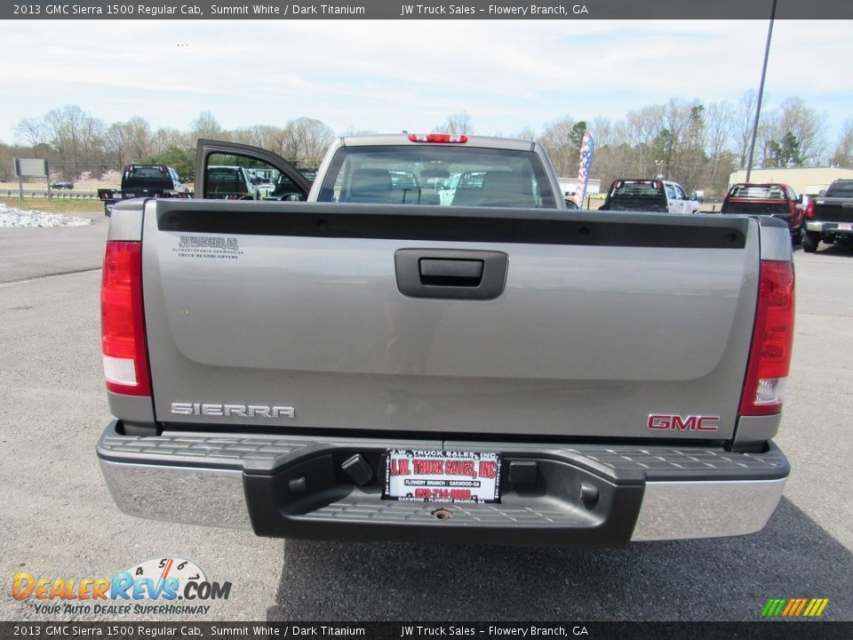 2013 GMC Sierra 1500 Regular Cab Summit White / Dark Titanium Photo #20