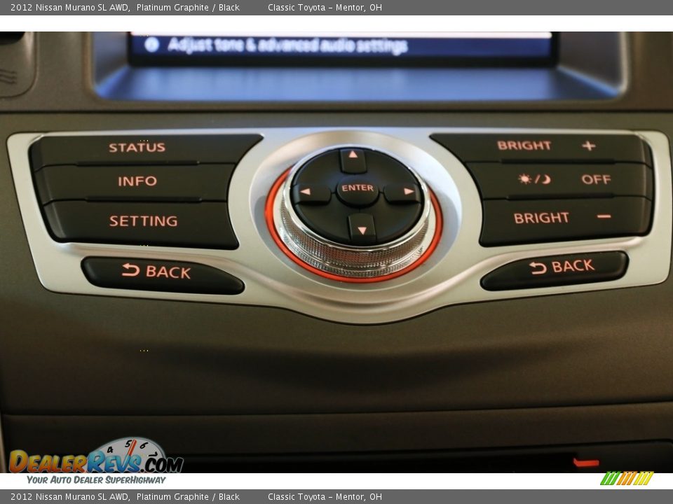 2012 Nissan Murano SL AWD Platinum Graphite / Black Photo #16