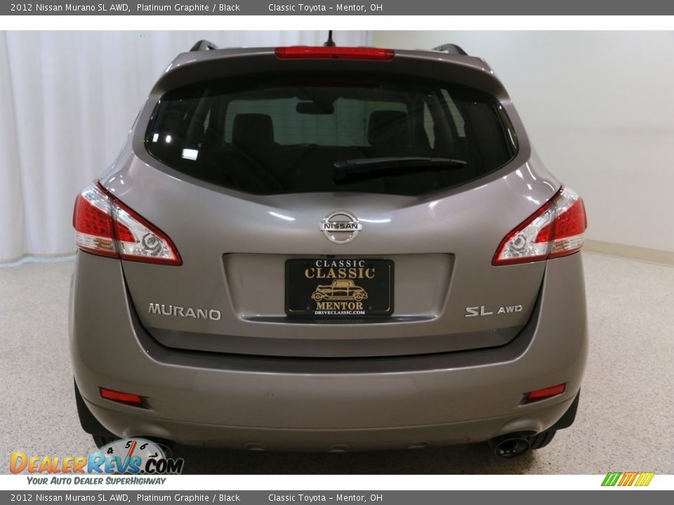 2012 Nissan Murano SL AWD Platinum Graphite / Black Photo #26