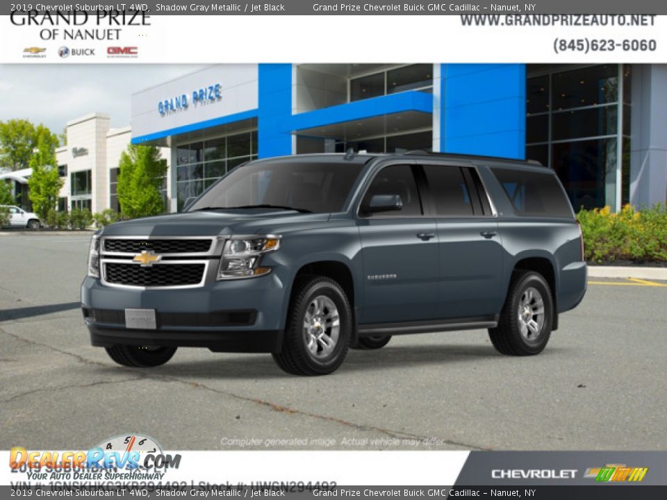 2019 Chevrolet Suburban LT 4WD Shadow Gray Metallic / Jet Black Photo #2