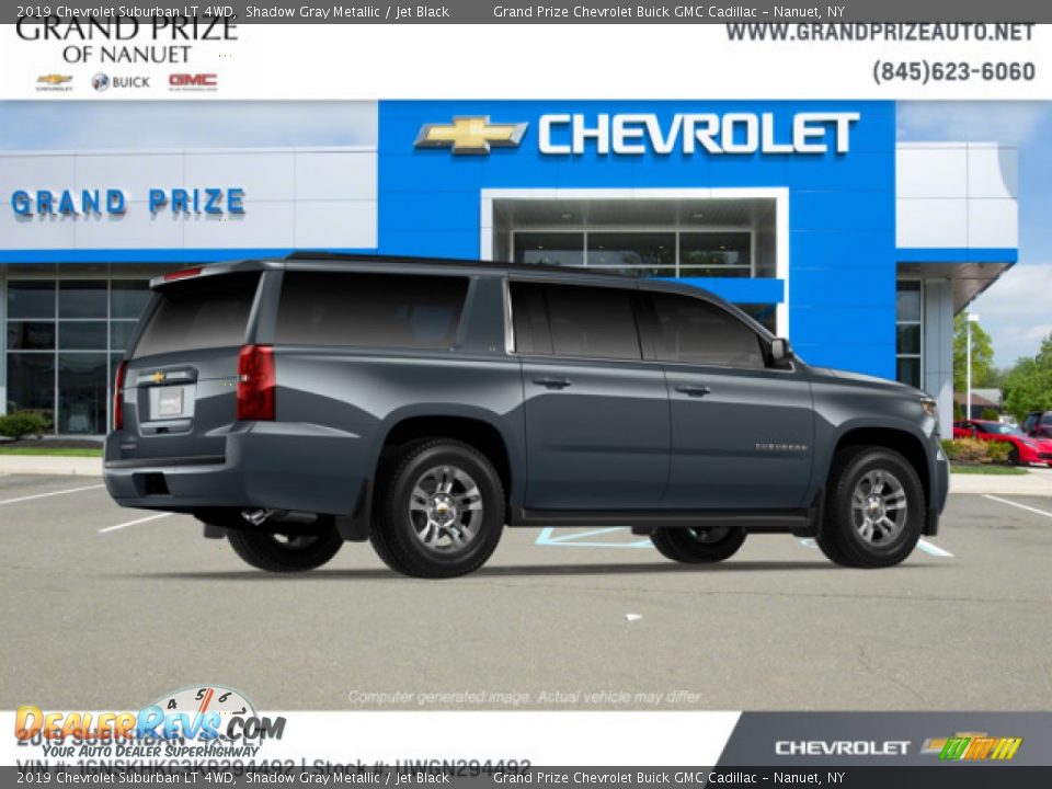 2019 Chevrolet Suburban LT 4WD Shadow Gray Metallic / Jet Black Photo #4