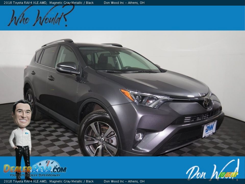 2018 Toyota RAV4 XLE AWD Magnetic Gray Metallic / Black Photo #1