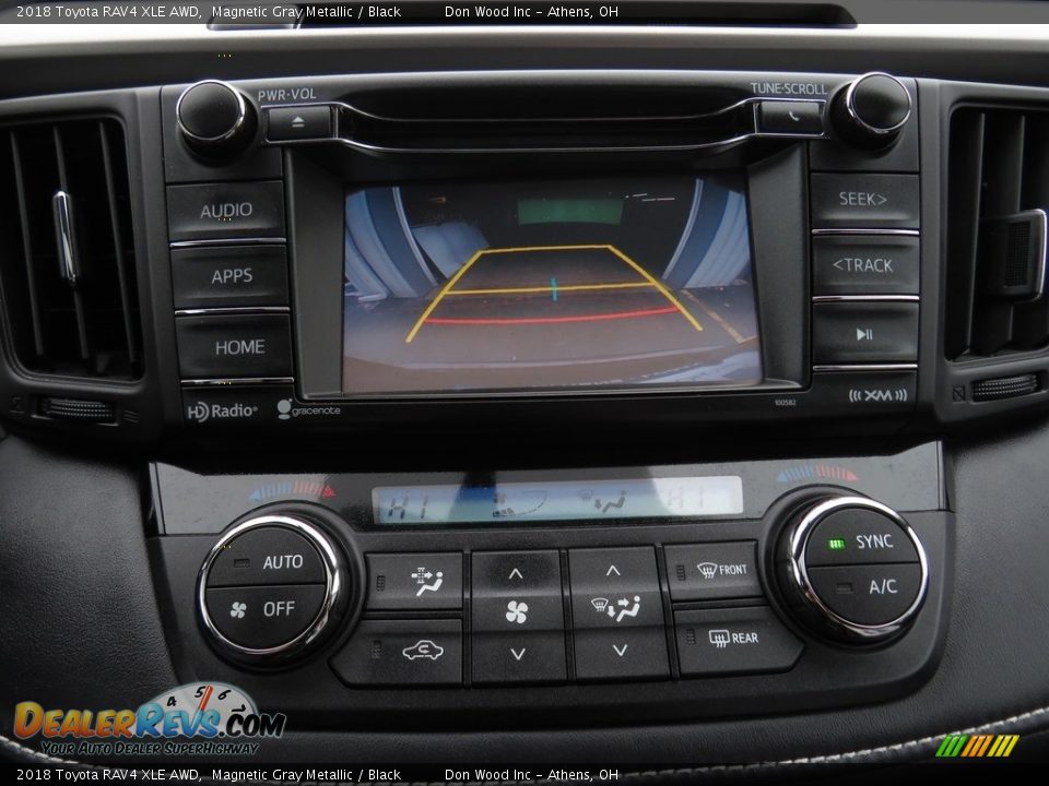 2018 Toyota RAV4 XLE AWD Magnetic Gray Metallic / Black Photo #16