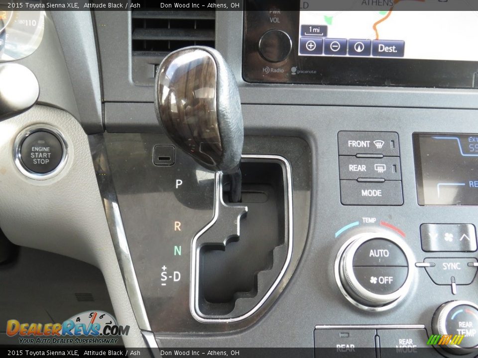 2015 Toyota Sienna XLE Attitude Black / Ash Photo #30