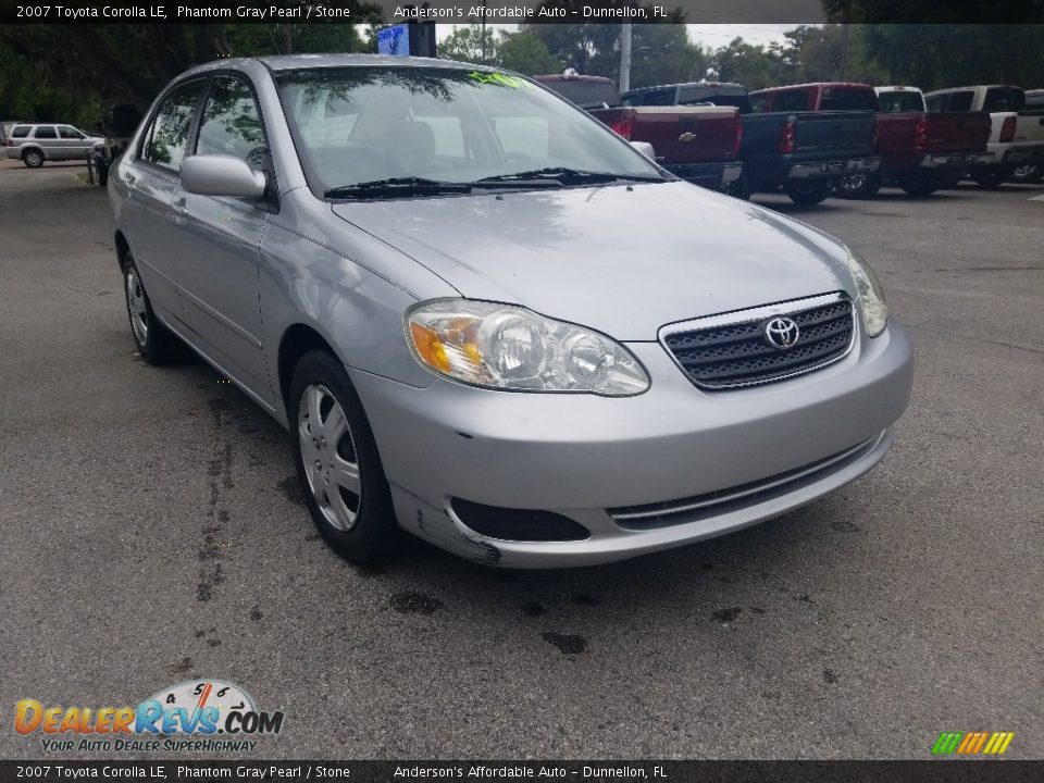 2007 Toyota Corolla LE Phantom Gray Pearl / Stone Photo #1