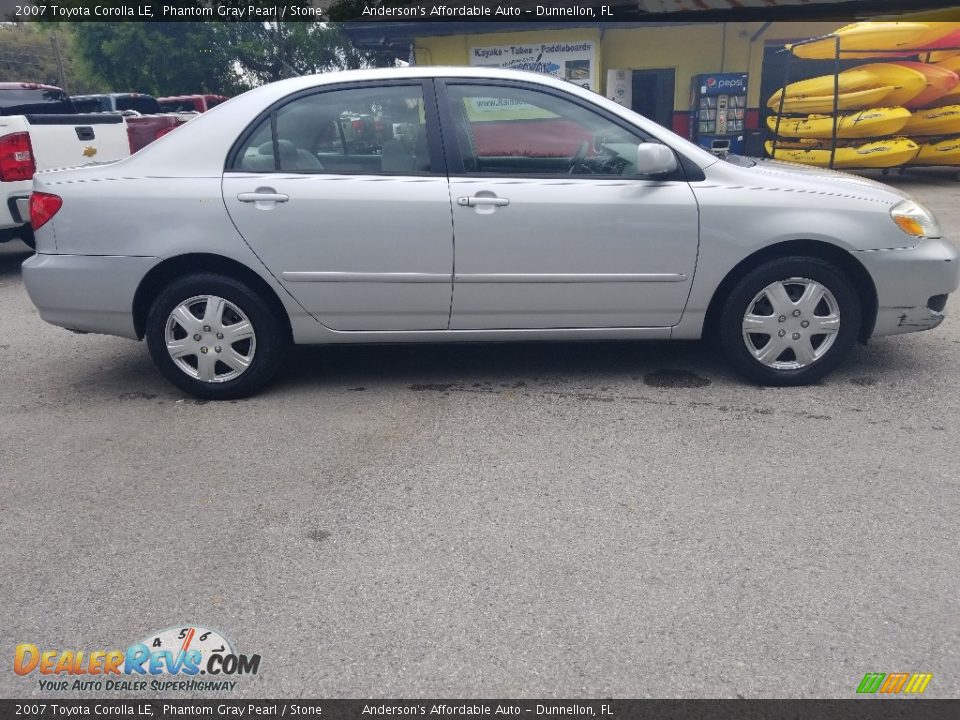 2007 Toyota Corolla LE Phantom Gray Pearl / Stone Photo #2