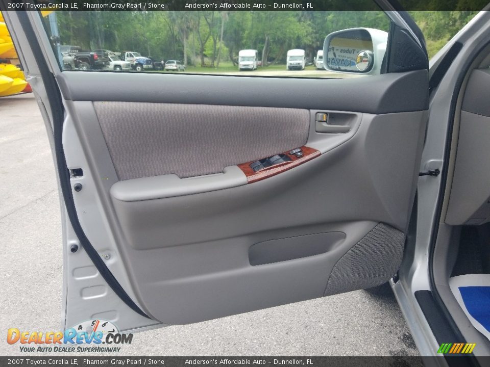 2007 Toyota Corolla LE Phantom Gray Pearl / Stone Photo #9