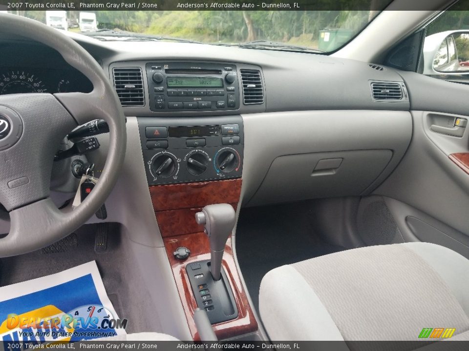 2007 Toyota Corolla LE Phantom Gray Pearl / Stone Photo #12