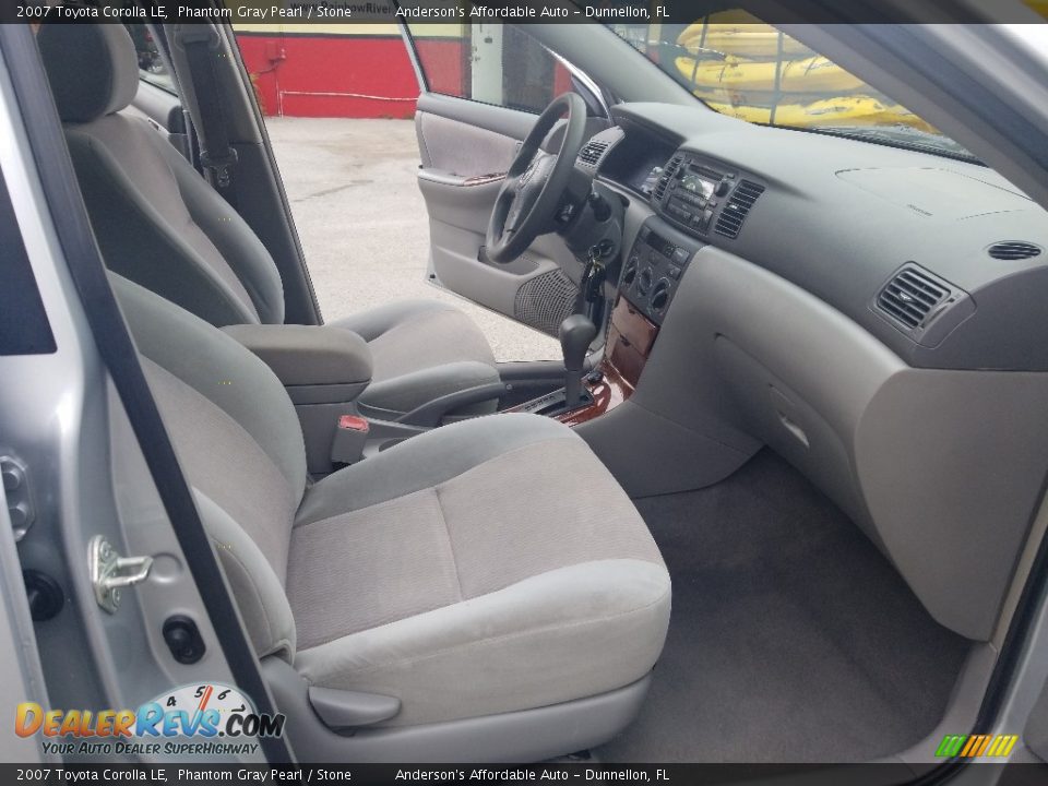 2007 Toyota Corolla LE Phantom Gray Pearl / Stone Photo #13