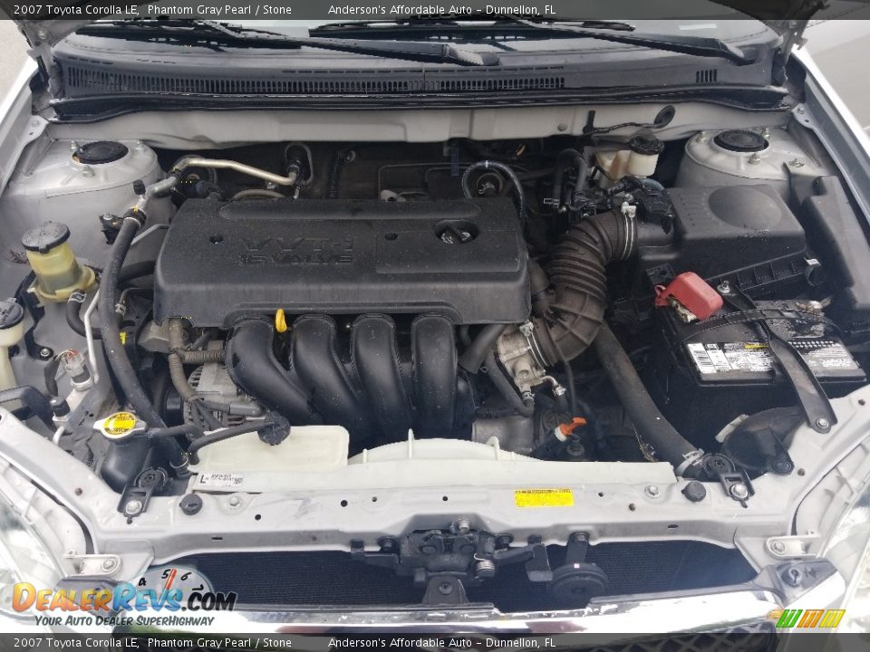 2007 Toyota Corolla LE Phantom Gray Pearl / Stone Photo #16