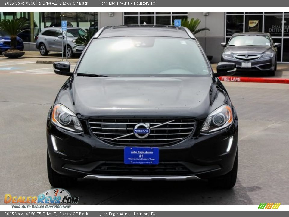 2015 Volvo XC60 T5 Drive-E Black / Off Black Photo #2