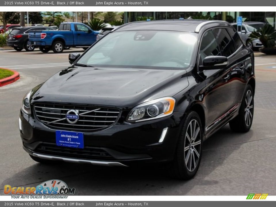 2015 Volvo XC60 T5 Drive-E Black / Off Black Photo #3