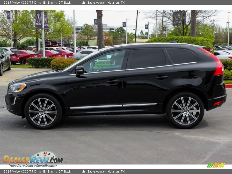 2015 Volvo XC60 T5 Drive-E Black / Off Black Photo #4