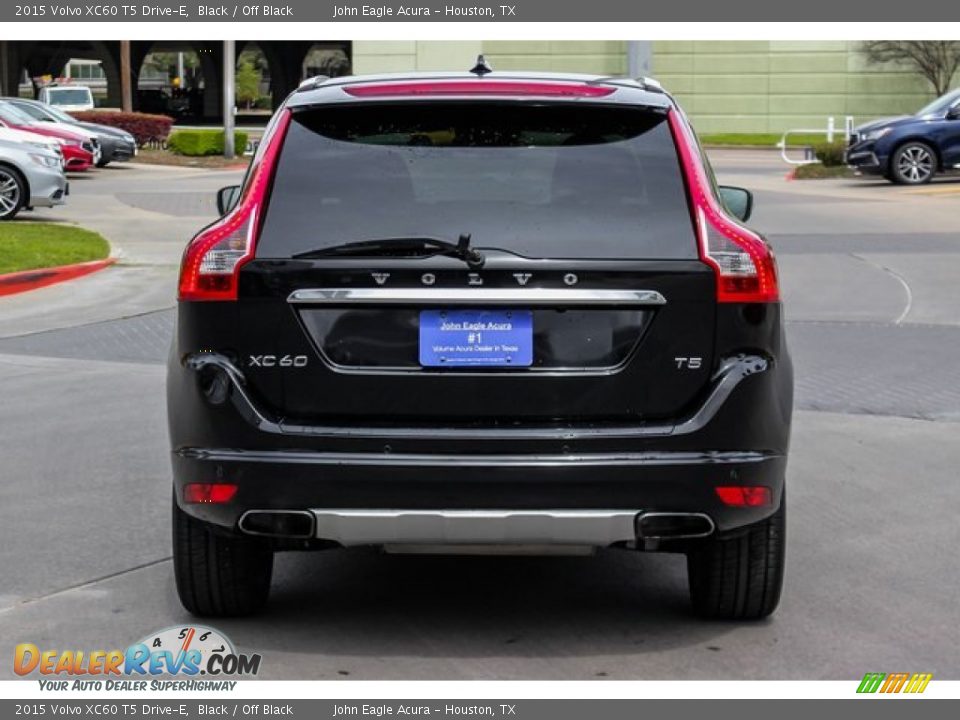 2015 Volvo XC60 T5 Drive-E Black / Off Black Photo #6