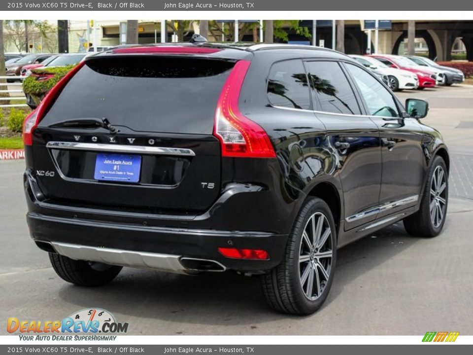 2015 Volvo XC60 T5 Drive-E Black / Off Black Photo #7