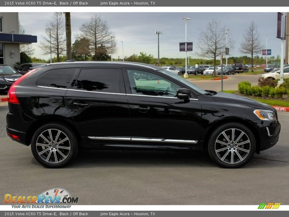 2015 Volvo XC60 T5 Drive-E Black / Off Black Photo #8