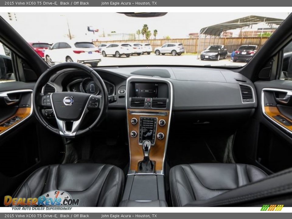2015 Volvo XC60 T5 Drive-E Black / Off Black Photo #9