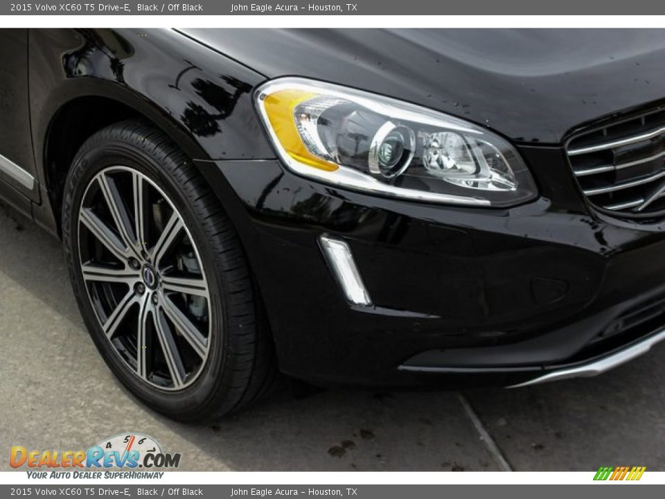 2015 Volvo XC60 T5 Drive-E Black / Off Black Photo #12