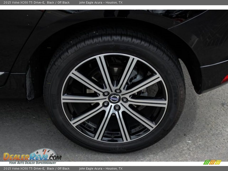 2015 Volvo XC60 T5 Drive-E Black / Off Black Photo #14