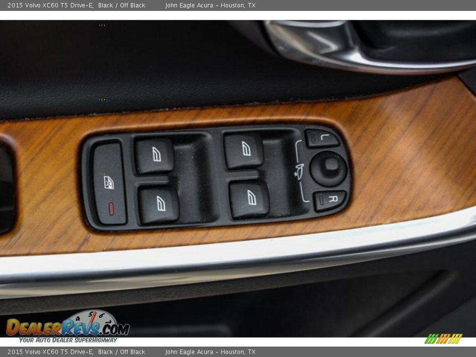2015 Volvo XC60 T5 Drive-E Black / Off Black Photo #15