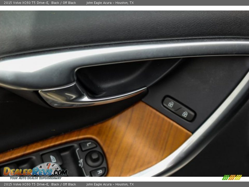 2015 Volvo XC60 T5 Drive-E Black / Off Black Photo #16