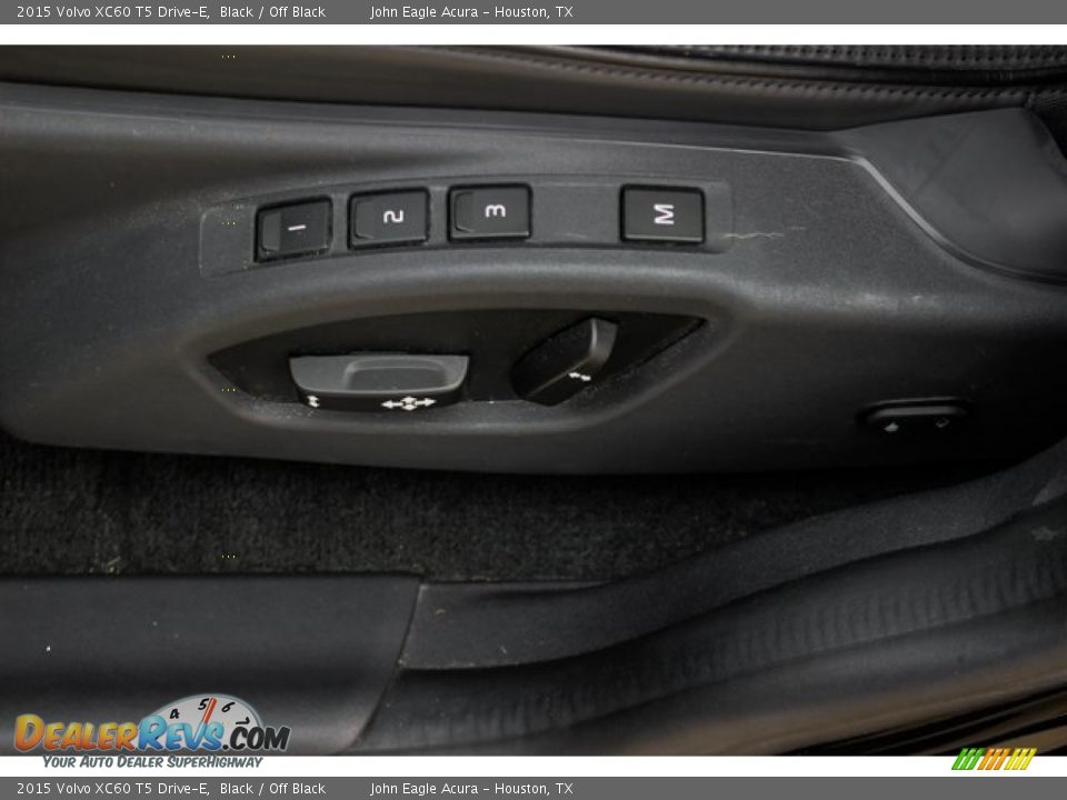2015 Volvo XC60 T5 Drive-E Black / Off Black Photo #17
