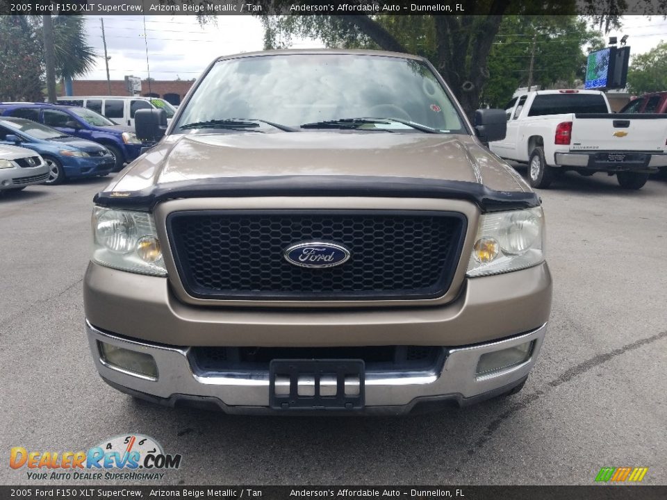 2005 Ford F150 XLT SuperCrew Arizona Beige Metallic / Tan Photo #8