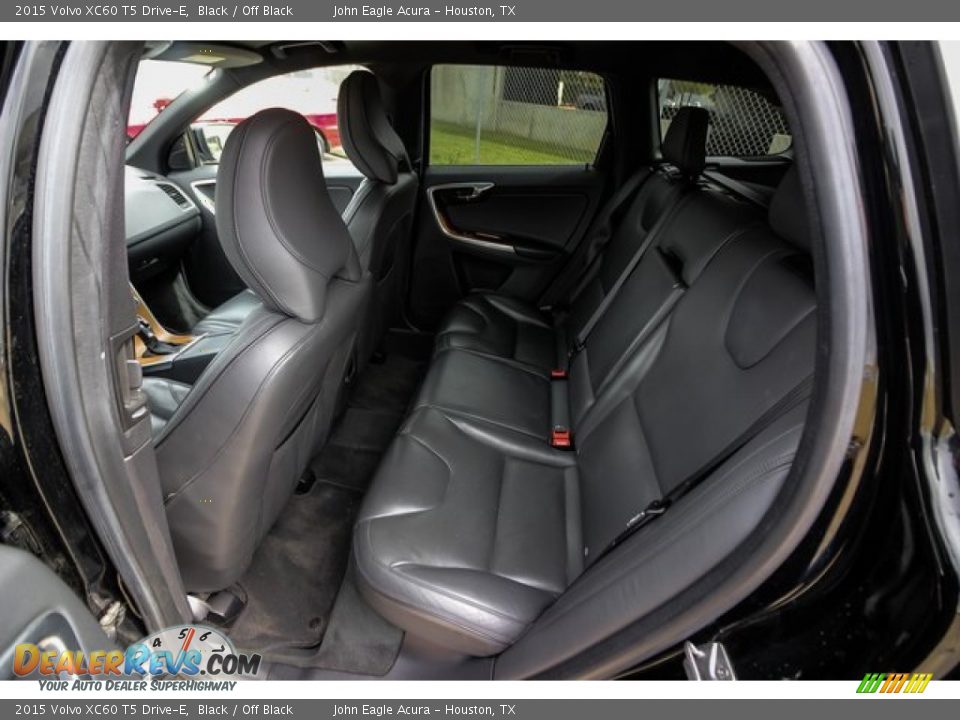 2015 Volvo XC60 T5 Drive-E Black / Off Black Photo #22
