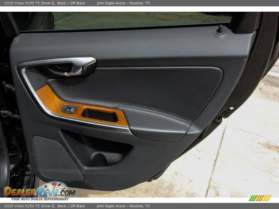2015 Volvo XC60 T5 Drive-E Black / Off Black Photo #25