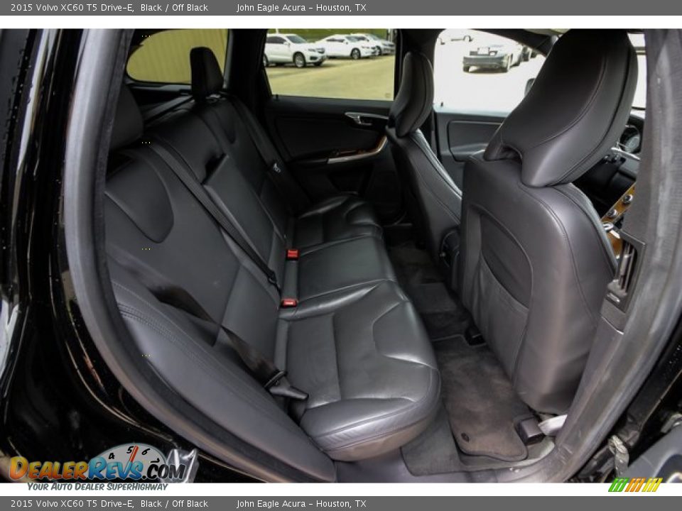 2015 Volvo XC60 T5 Drive-E Black / Off Black Photo #26