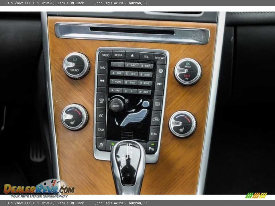 2015 Volvo XC60 T5 Drive-E Black / Off Black Photo #31
