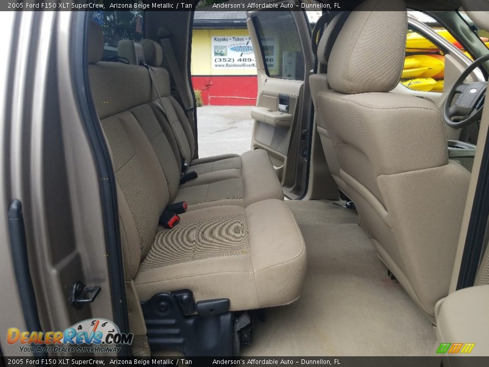 2005 Ford F150 XLT SuperCrew Arizona Beige Metallic / Tan Photo #15